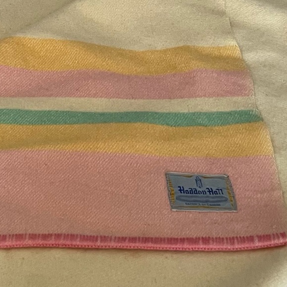 Haddon Hall Bedding Vintage Eatons Of Canada All Wool Blanket
